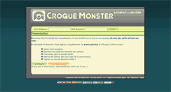Desktop Screenshot of croquemonster.com