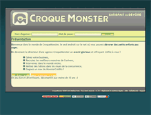 Tablet Screenshot of croquemonster.com
